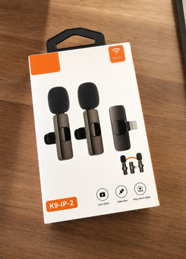 Microfone de Lapela K9 Lightning